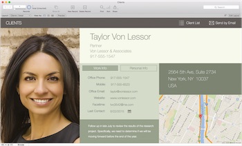 FileMaker Screenshot